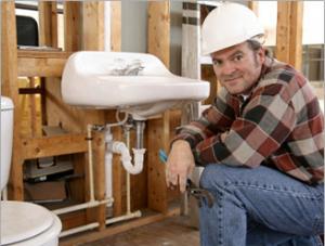 El Cajon Plumber installs sink