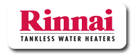 We install Rinnai Tankless Water Heater Systems in 92019